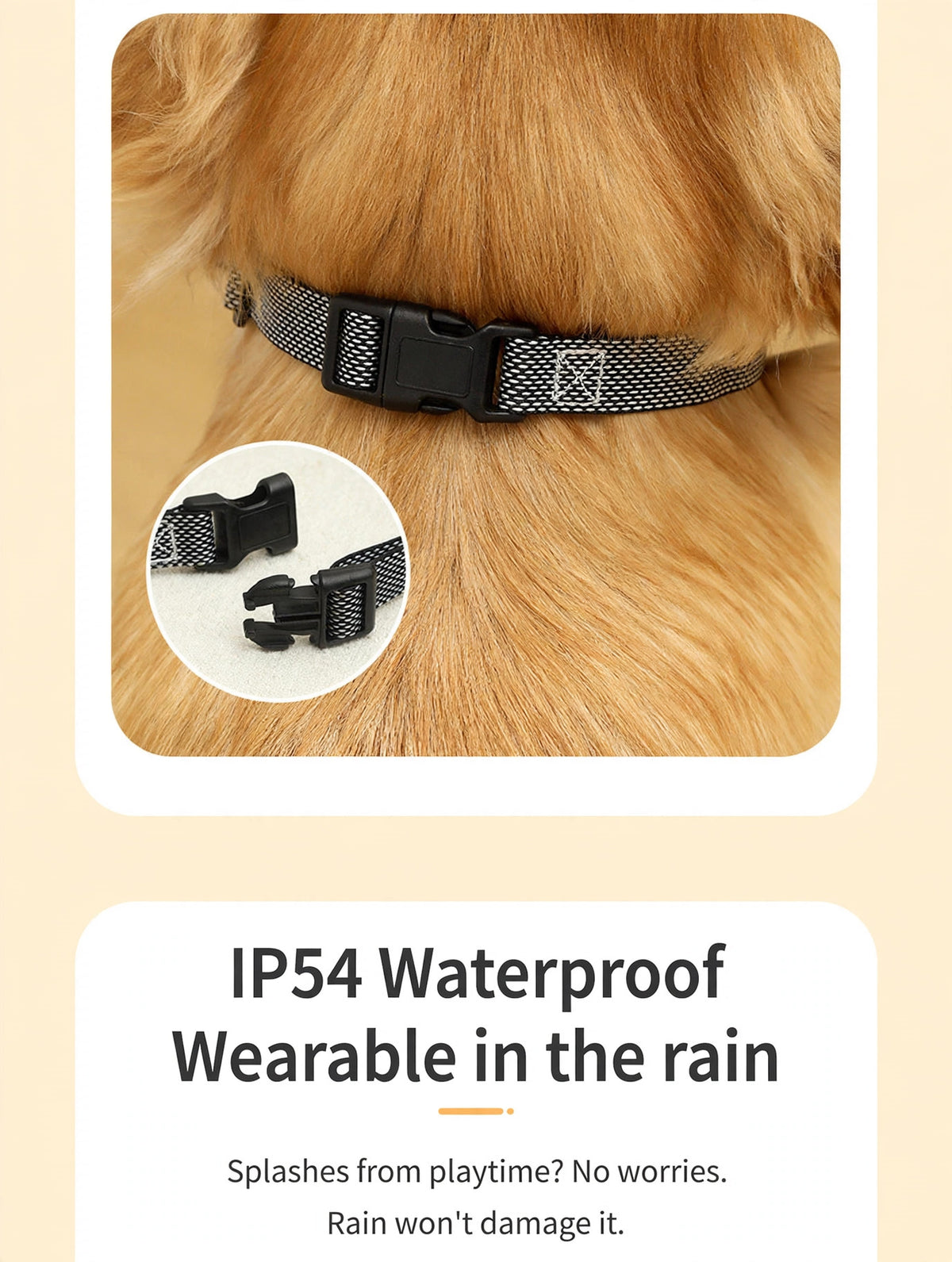3S Vibration Bark Collar with Digital Display