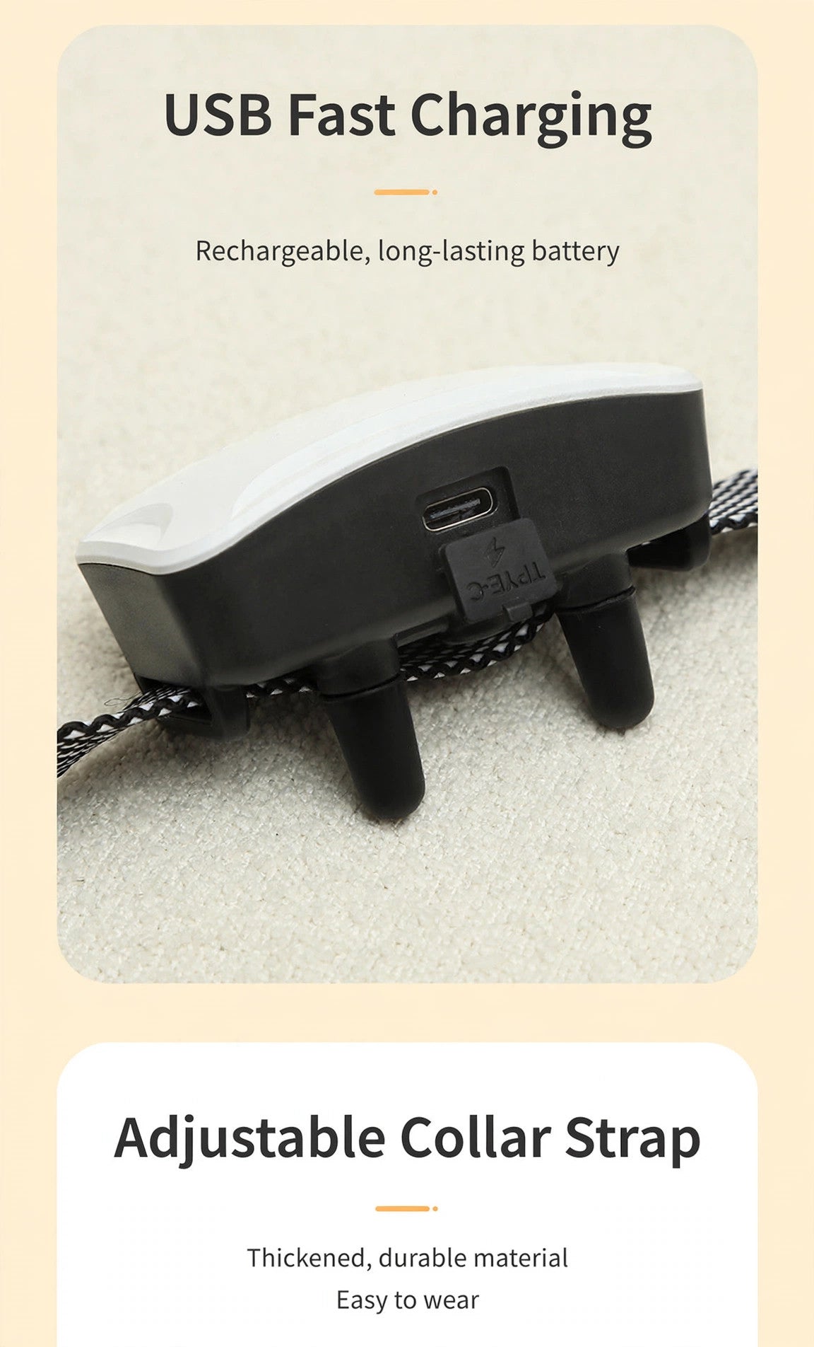 3S Vibration Bark Collar with Digital Display
