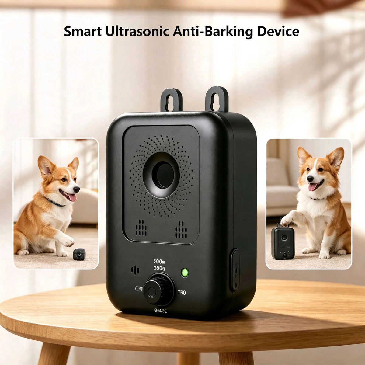 Automatic Ultrasonic Bark Deterrent for Home & Yard