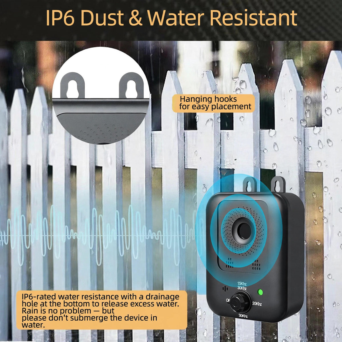 Automatic Ultrasonic Bark Deterrent for Home & Yard
