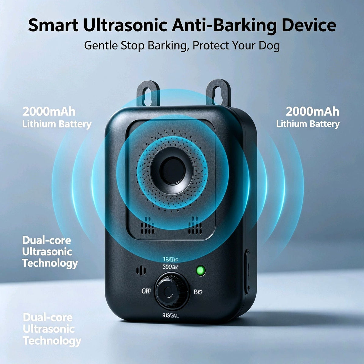 Automatic Ultrasonic Bark Deterrent for Home & Yard
