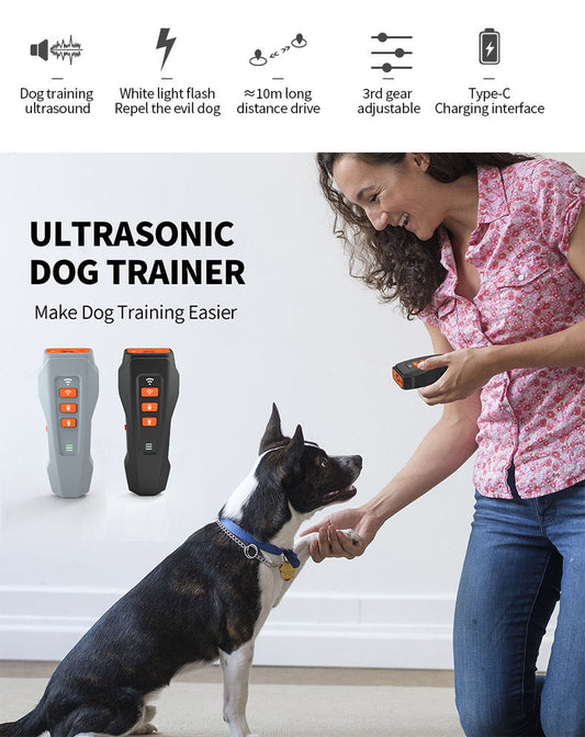 Handheld Variable-Frequency Ultrasonic Dog Trainer