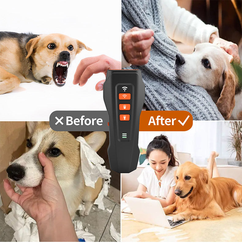 Handheld Variable-Frequency Ultrasonic Dog Trainer